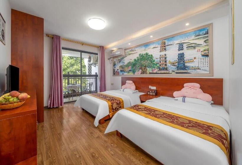 غرفة قياسية مزوَّدة بشُرفة, Guilin Peach Blossom Bay