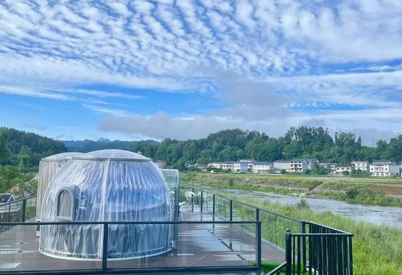 テラス付きシングルルーム, Zhangjiajie Cliff Flower Rv Tent