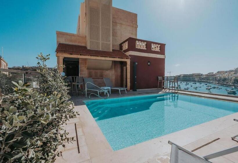 اتاق استاندارد با بالکن و چشم‌انداز دریا, Casa Rosanna Malta B&b Adults Only 16 Plus