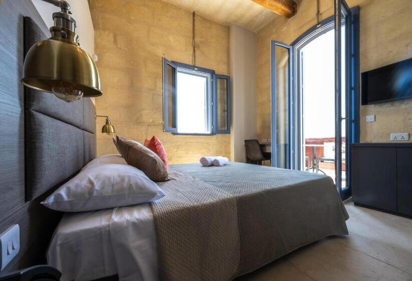 اتاق استاندارد با بالکن و چشم‌انداز دریا, Casa Rosanna Malta B&b Adults Only 16 Plus