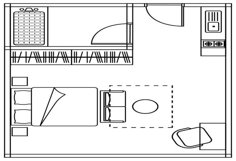סטודיו אקזקיוטיב, Oakwood Hotel & Apartments Grand Batam