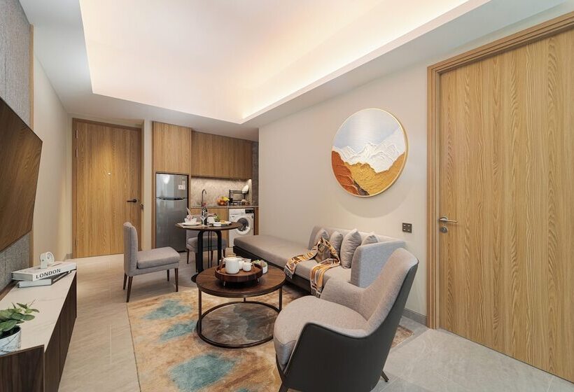 דירת אקזקיוטיב, חדר שינה 1, Oakwood Hotel & Apartments Grand Batam