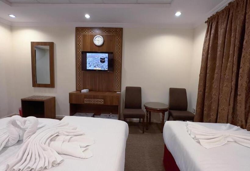 スタンダード4人部屋, Mahd Al Resala 1 Hotel فندق مهد الرسالة 1