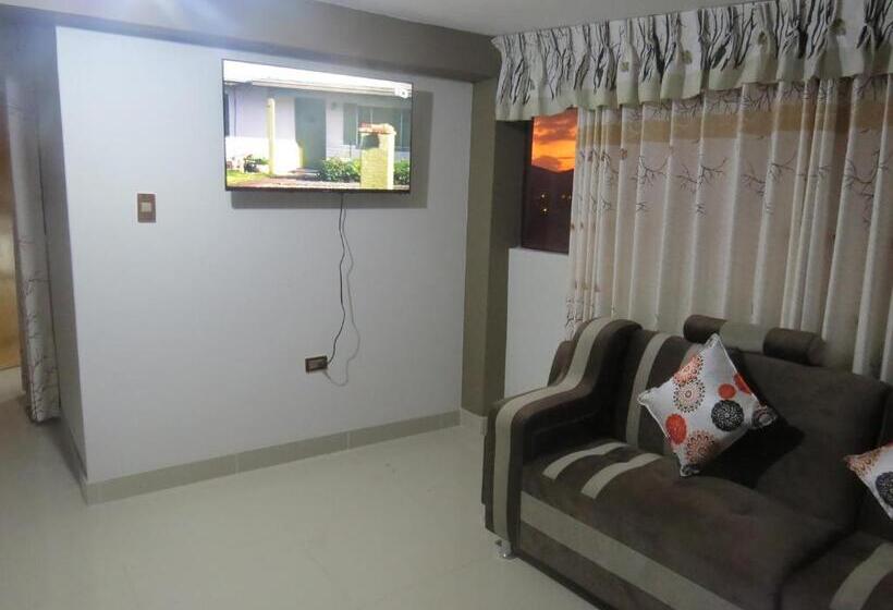 آپارتمان دلوکس 3 خوابه, Departamento Hospedaje El Rinconcito Ii 100m2, 3hab, 4baños, Sala, Comedor, Cocina