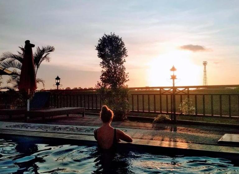 스탠다드 발코니 룸 바다 전망, Villa Pucak Lestari Pandawa Bali