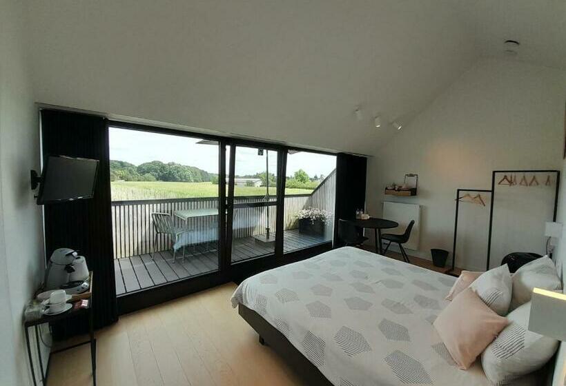 غرفة قياسية مزوَّدة بتراس, B&b De Stuifduinen