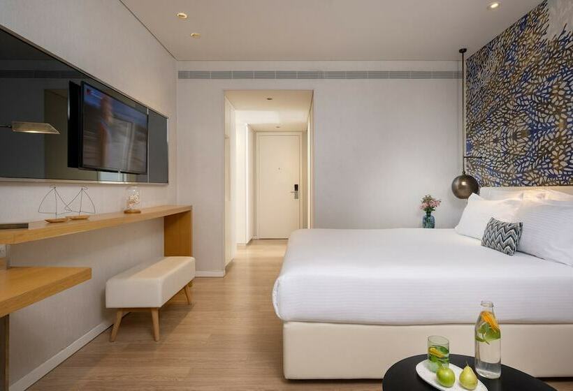 Deluxe-huone Merinäkymä Parveke, Vert Lagoon Netanya By Afi Hotels