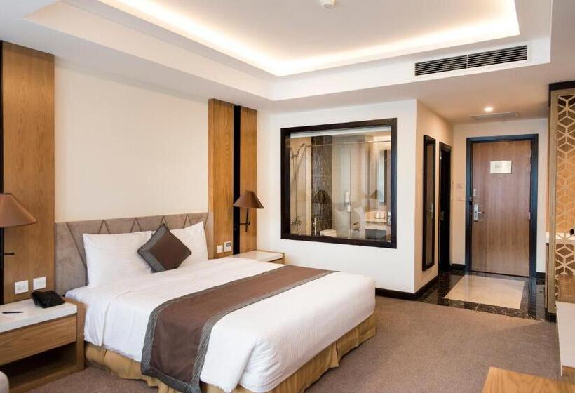 اتاق دلوکس با تخت کینگ و چشمانداز شهر, Muong Thanh Luxury Da Nang