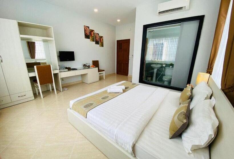 חדר סופריור עם מיטת קינג, Mekongview 1 Condotel