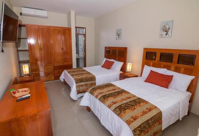 اتاق استاندارد با 2 تخت دوبل, La Floresta Tarapoto Hostal