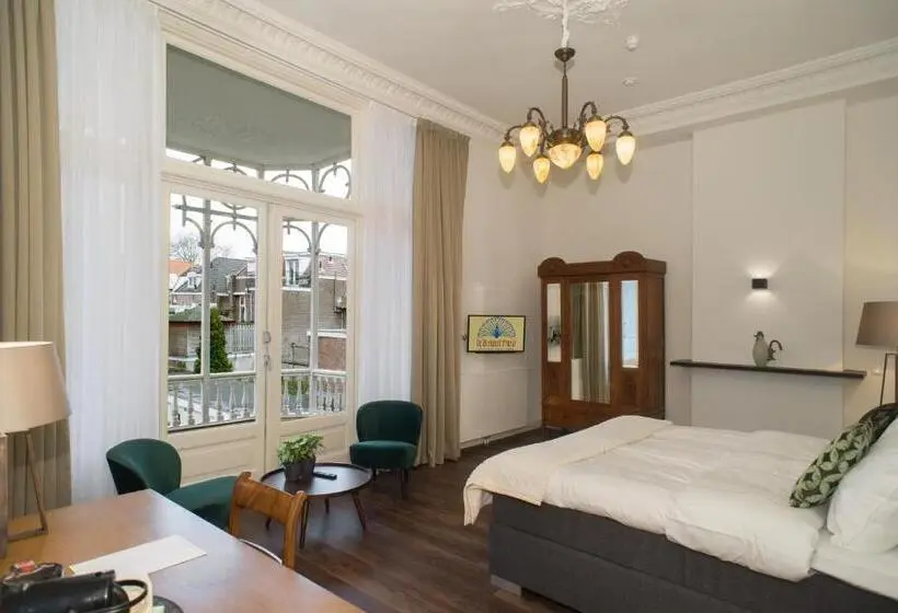 バルコニー付きデラックスルーム, Boutique Hotel De Blauwe Pauw