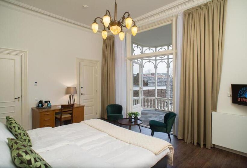 带阳台的豪华间, Boutique Hotel De Blauwe Pauw