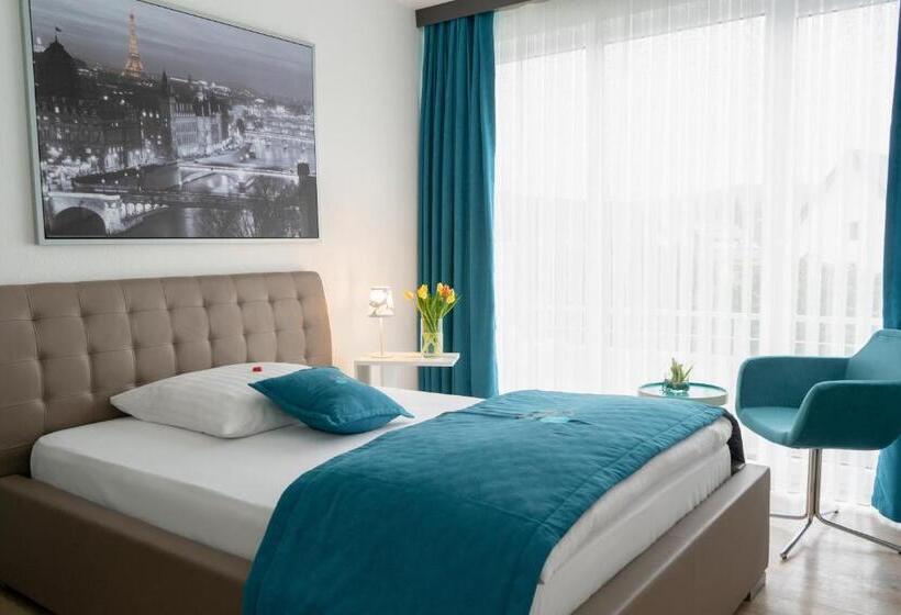 غرفة قياسية فردية مزودة بشُرفة, Friends Hotel Bad Salzuflen