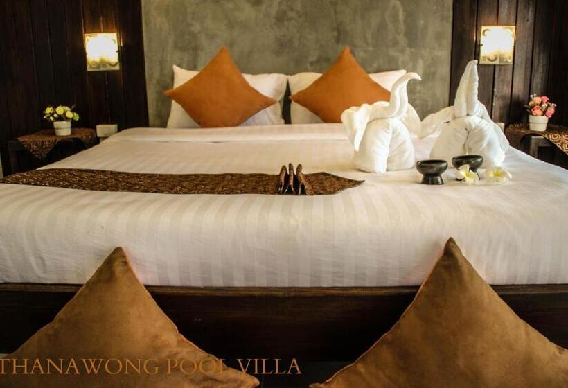 فيلا غرفتين نوم, Thanawong Pool Villa