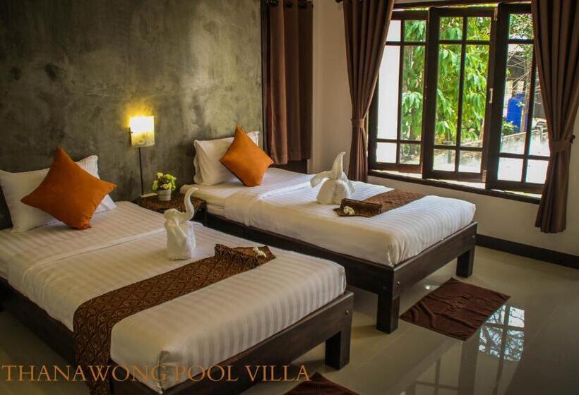 غرفة ديلوكس, Thanawong Pool Villa