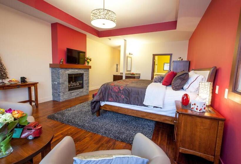 חדר דלוקס עם מרפסת, Hillcrest Farm Market B&b