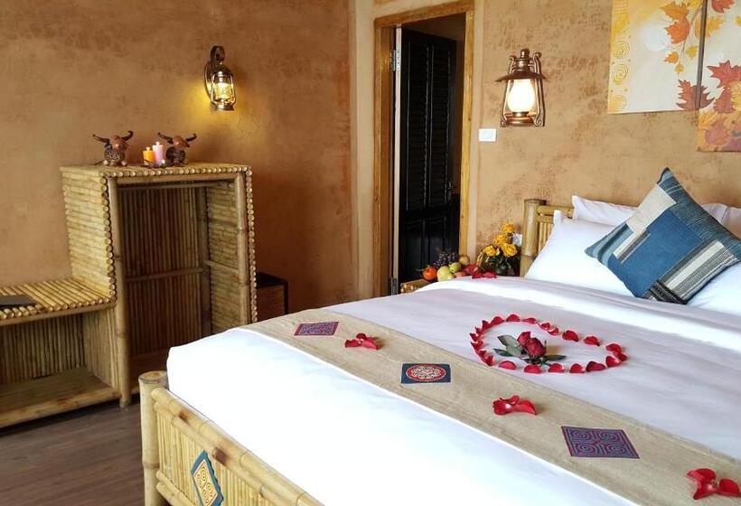 اتاق لوکس با تخت بزرگ, Sapa Clay House  Mountain Retreat