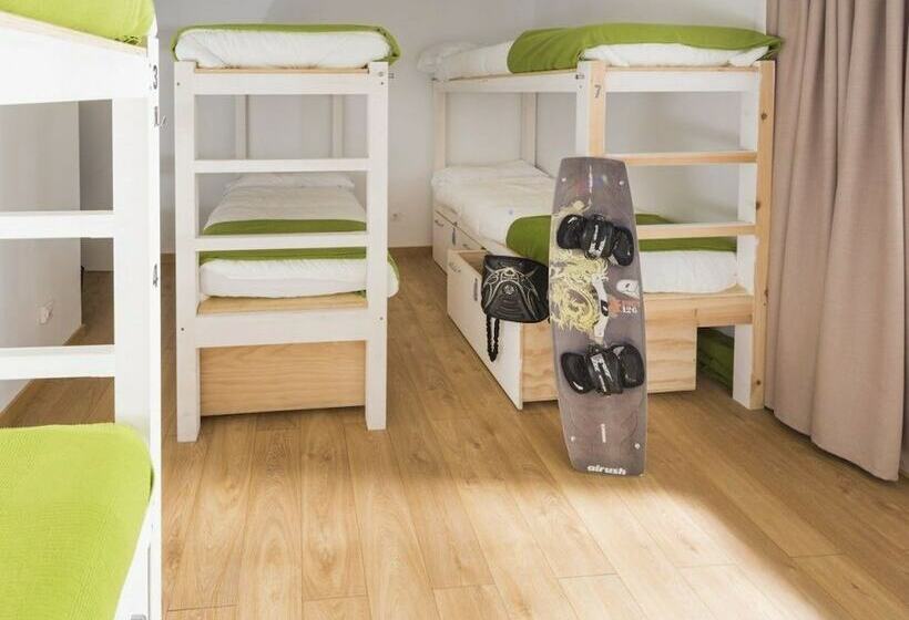 Säng i Delat Rum, Tarifa Kite Hostel