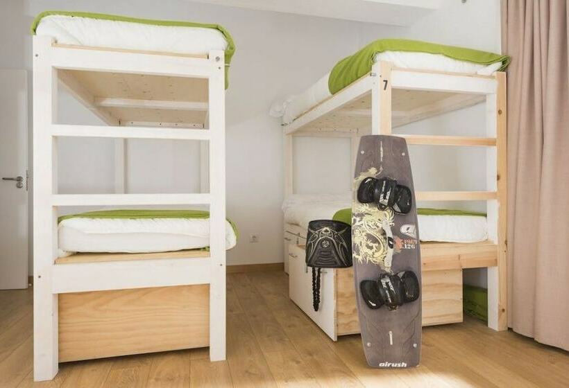 Säng i Delat Rum, Tarifa Kite Hostel