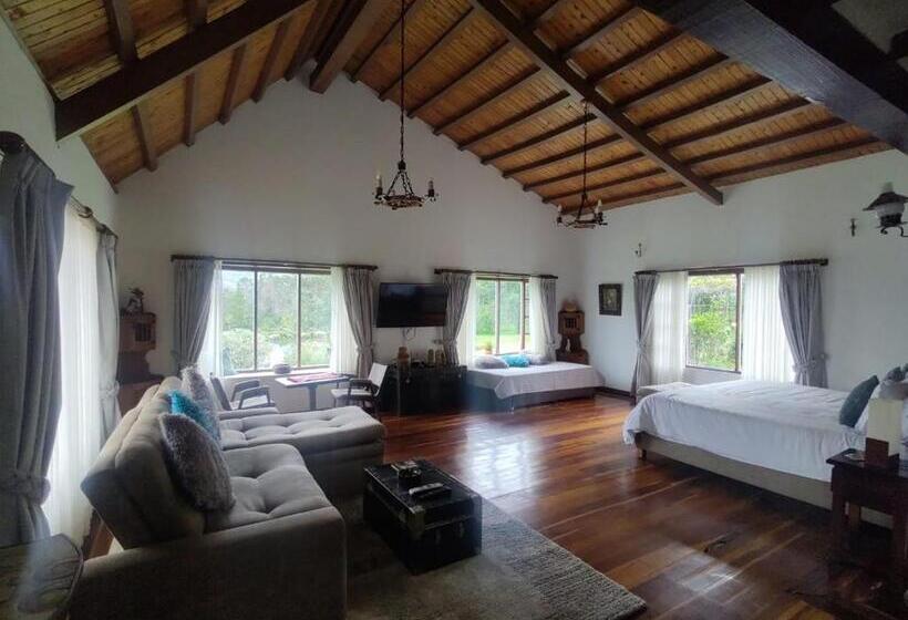 キングサイズベッドのデラックススイート, Hacienda El Pinar Del Viento