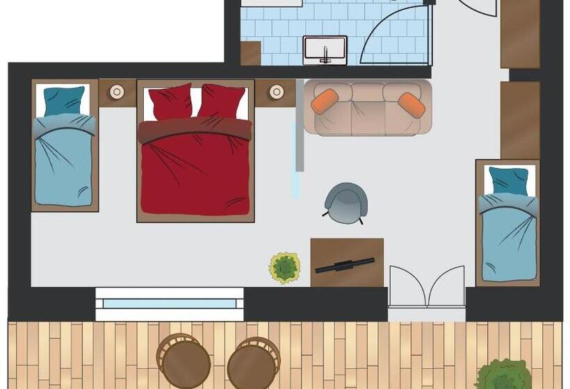 غرفة عائلية كلاسيكية, Condor