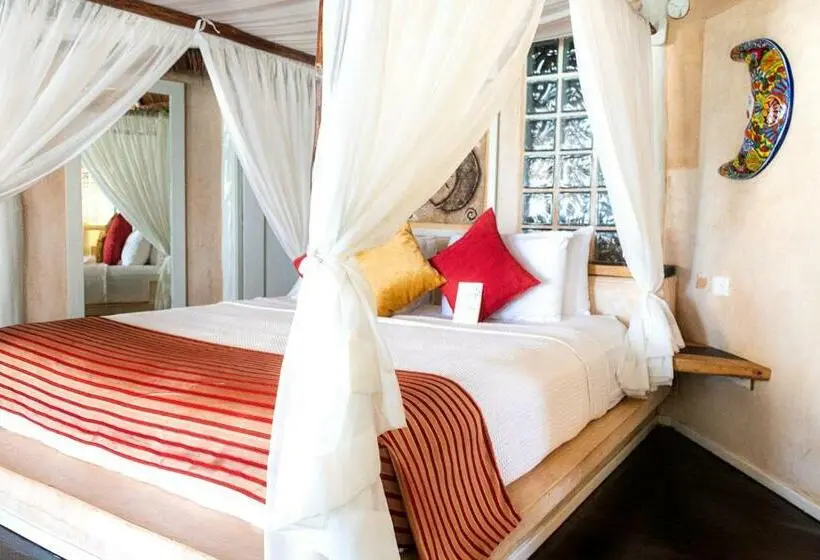 Deluxe-huone Merinäkymä, Villa Las Estrellas Tulum Located At The Party Zone