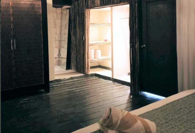 庭の見えるジュニアスイート, Villa Las Estrellas Tulum  Located At The Party Zone