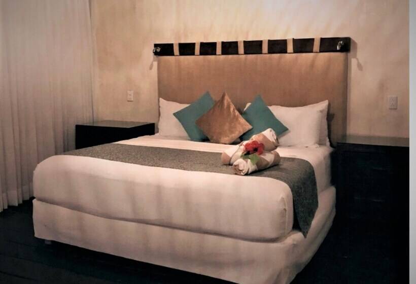 庭の見えるジュニアスイート, Villa Las Estrellas Tulum  Located At The Party Zone