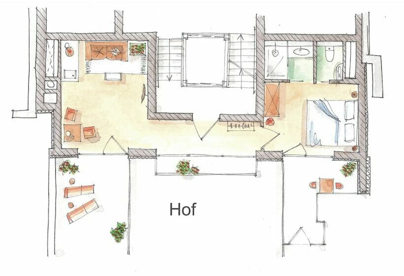 1ベッドルームアパートメント, Meerblickd21