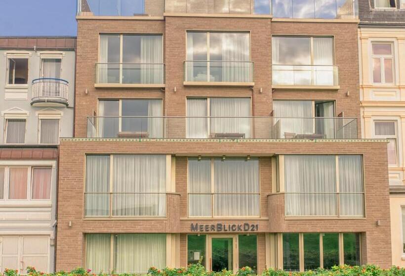 オーシャンビューのテラス付1ベッドルームアパート, Meerblickd21