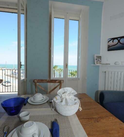 חדר דלוקס עם מרפסת נוף לים, Maremaris B&b