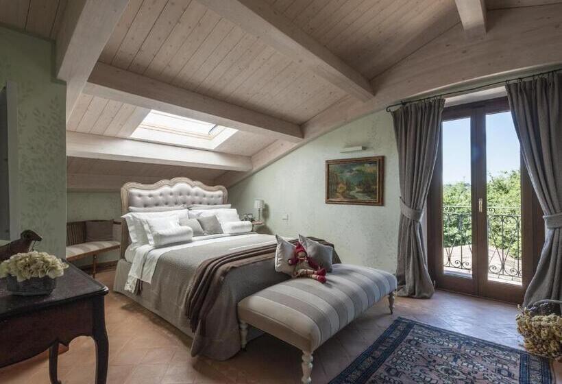 غرفة ديلوكس مزودة بشرفة, Monterosato Country House