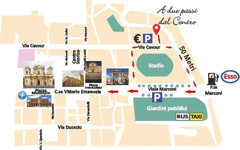バルコニー付きスタンダードルーム, A Due Passi Dal Centro