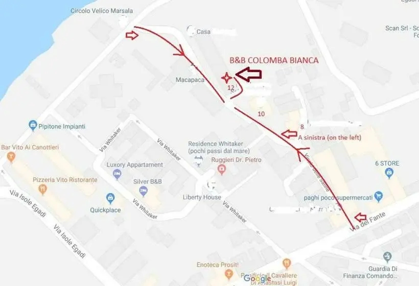 Huoneisto 2 Makuuhuonetta, Colomba Bianca