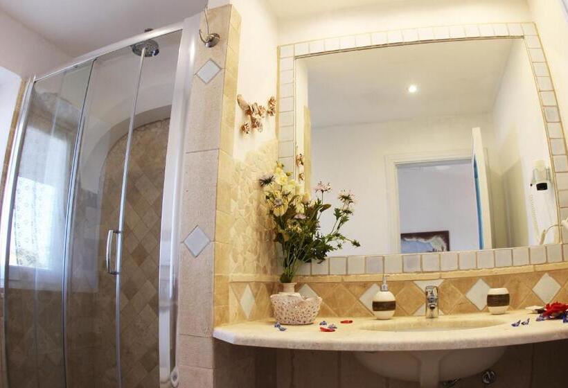 חדר סטנדרט נוף לים עם טרסה, B&b Oltremare