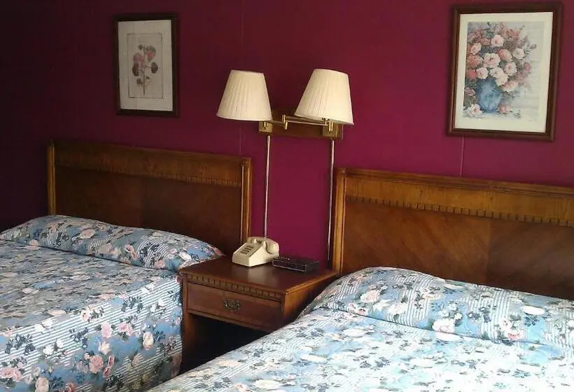 ２ダブルベッドのスタンダードルーム, Tallwood Motel Wells