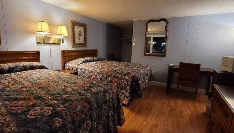 חדר סטנדרט שתי מיטות זוגיות, Tallwood Motel Wells