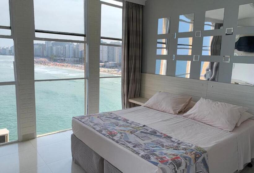 Номер Стандарт Вид на Море, Grand Hotel Guarujá A Sua Melhor Experiência Beira Mar Na Praia!