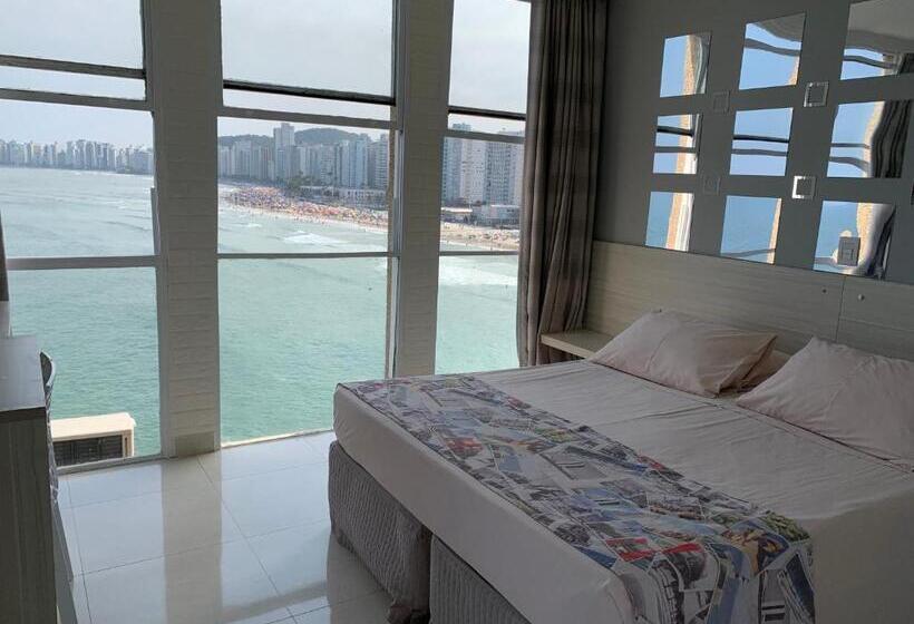 Номер Стандарт Вид на Море, Grand Hotel Guarujá A Sua Melhor Experiência Beira Mar Na Praia!