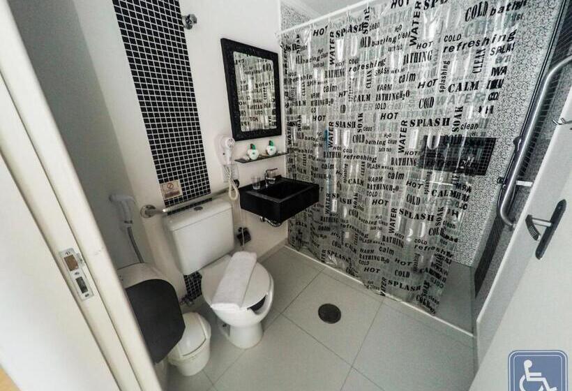 Номер Стандарт Адаптированный для Инвалидов, Grand Hotel Guarujá A Sua Melhor Experiência Beira Mar Na Praia!