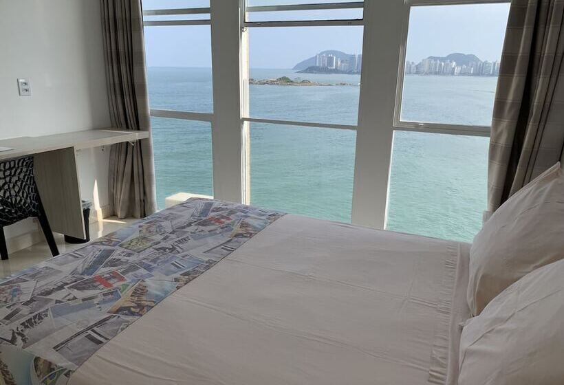 Номер Стандарт Вид на Море, Grand Hotel Guarujá   A Sua Melhor Experiência Beira Mar Na Praia!
