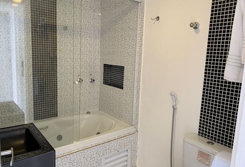 Номер Стандарт Вид на Море, Grand Hotel Guarujá A Sua Melhor Experiência Beira Mar Na Praia!