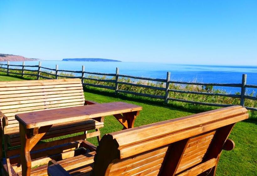 غرفة قياسية مزوَّدة بشُرفة, Hôtel Motel Vagues Vertes