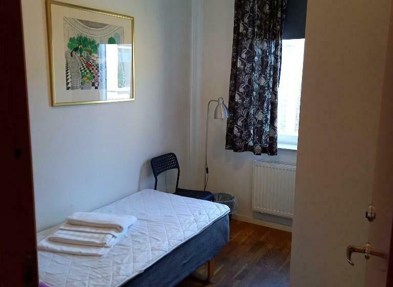 标准单人间共用浴室, Torget Vandrarhem