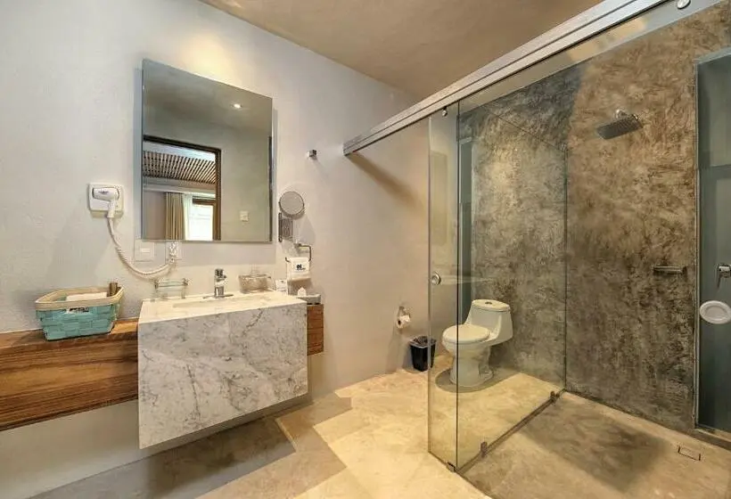 キングサイズベッドのデラックスルーム, Mboutique Hotel Sayulita