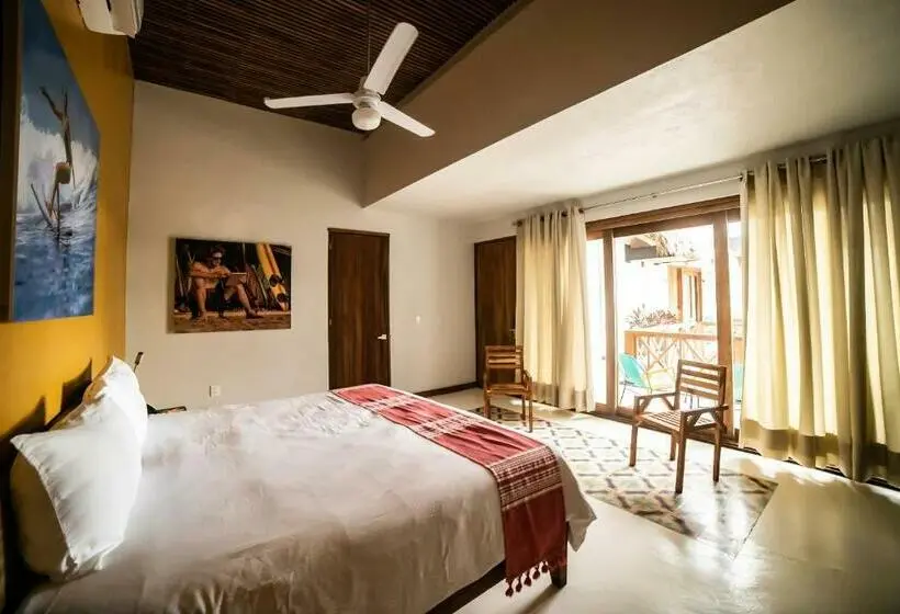 キングサイズベッドのデラックスルーム, Mboutique Hotel Sayulita