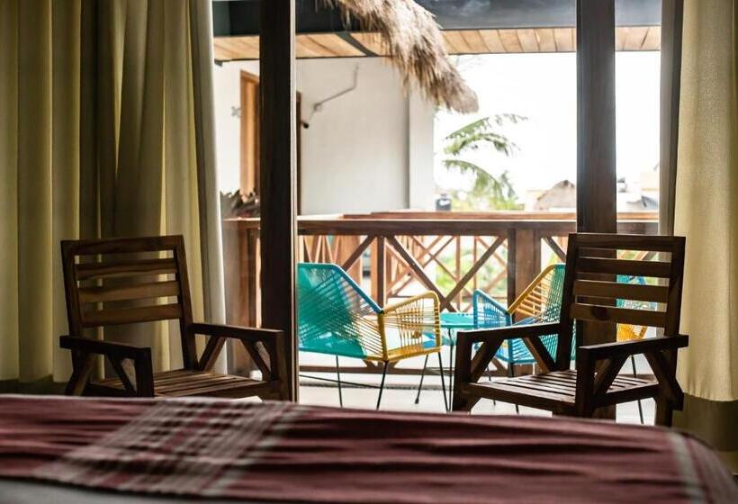 Quarto Deluxe Cama King, Mboutique Hotel Sayulita