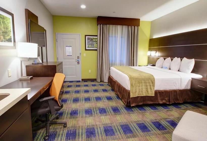 キングサイズベッドのスタンダードルーム, Days Inn & Suites By Wyndham Port Arthur