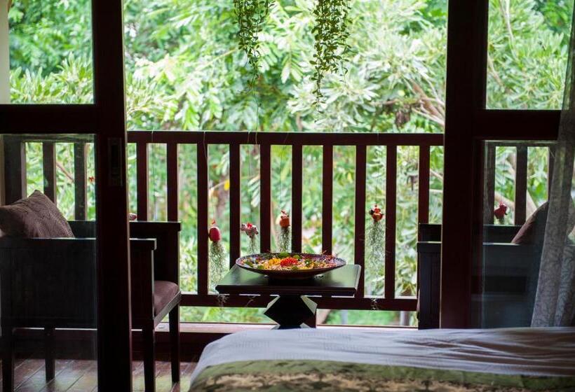 غرفة قياسية مزوَّدة بشُرفة, Xishuangbanna Elephant Home Guesthouse