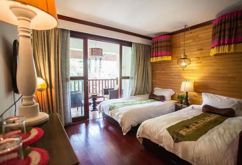 Standard-huone Parveke, Xishuangbanna Elephant Home Guesthouse